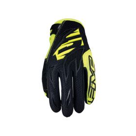 Motocross Gloves FIVE MXF3 Summer Black Fluo Yellow