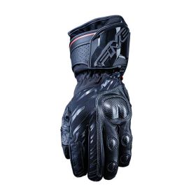 Guanti Moto FIVE WFX MAX GTX Invernali Impermeabili in Pelle Nero
