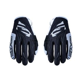 Kid Motocross Gloves FIVE MXF3 Summer Black White