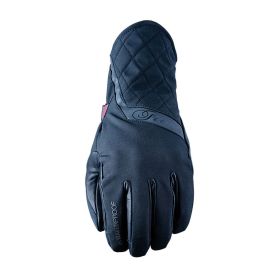 Guanti Moto Donna FIVE MILANO EVO WP Invernali Impermeabili Nero