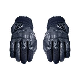 Motorcycle Gloves FIVE RS2 EVO Summer Leather Black