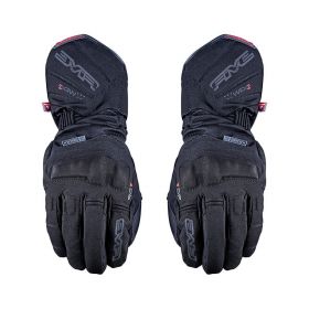 Motorrad-Handschuhe FIVE WFX2 EVO WP Winter Wasserdicht Schwarz