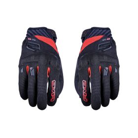 Guanti Moto FIVE RS3 EVO Estivi Nero Rosso