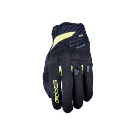 Guanti Moto FIVE RS3 EVO Estivi Nero Giallo Fluo