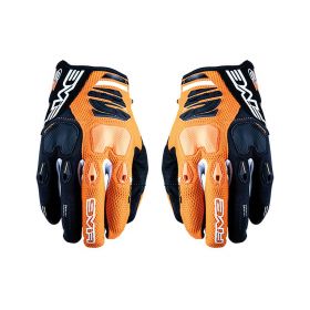 Motocross Gloves FIVE E2 Summer Orange