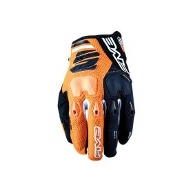 Guanti Motocross FIVE E2 Estivi Arancio Nero