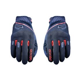 Motorcycle Gloves FIVE RS3 EVO AIRFLOW Summer Black Red