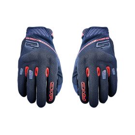 Guanti Moto FIVE RS3 EVO AIRFLOW Estivi Nero Rosso