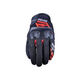 Motorcycle Gloves FIVE TFX4 Summer Black Red