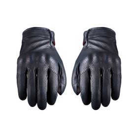 Motorcycle Gloves FIVE MUSTANG EVO Winter Leather Black