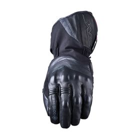 Guanti Moto FIVE WFX SKIN EVO GTX Invernali Impermeabili in Pelle Nero