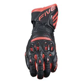Motorcycle Gloves FIVE RFX3 EVO Summer Leather Red Fluo