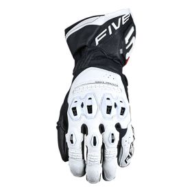 Motorcycle Gloves FIVE RFX3 EVO Summer Leather White Black
