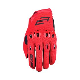 Guanti Moto FIVE STUNT EVO 2 Estivi Rosso