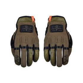 Guanti Moto FIVE SCRAMBLER Estivi Kaki Nero