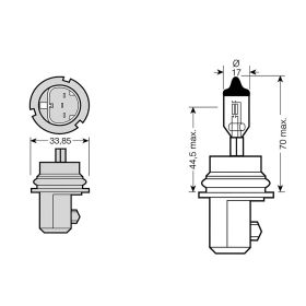 GE LIGHTING  MOTORCYCLE BULB