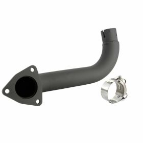 GIANNELLI Racing black steel manifold without catalytic converter and clamp