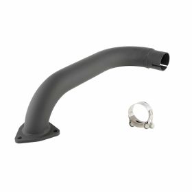 GIANNELLI Racing black steel manifold without catalytic converter and clamp