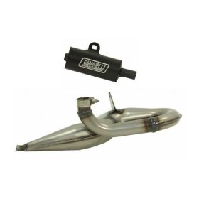 Échappement complet GIANNELLI anodisé noir pour Piaggio VESPA PX 125
