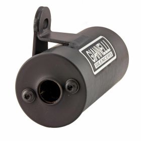 Silenziatore GIANNELLI Vintage in acciaio nero per pneumatico largo destro