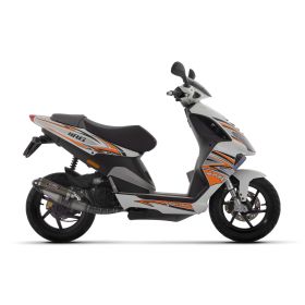 Complete GIANNELLI exhaust for Piaggio NRG 50 Power Purejet scooter