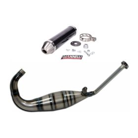 GIANNELLI complete exhaust street 2T carbon silencer for Yamaha TZR 50 2008-15