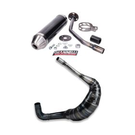 Silencieux en carbone complet GIANNELLI pour échappement enduro 2T pour Beta RR 50 Motard