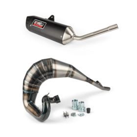 Échappement complet GIANNELLI pour cross/enduro Sonic noir pour Beta RR 50 Motard Track