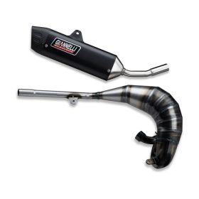 Échappement complet GIANNELLI en aluminium noir pour Beta RR 50 Enduro/Motard