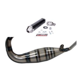 Marmitta completa GIANNELLI stradale 2T silenziatore in carbonio per Aprilia TUONO 125