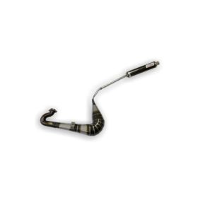 Silencieux en carbone GIANNELLI complet pour échappement route 2T pour Derbi GPR 125 NUDE