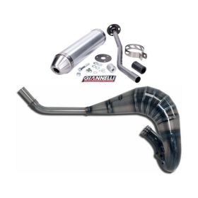 Silencieux en carbone complet GIANNELLI pour échappement enduro 2T pour Aprilia RX/SX 125