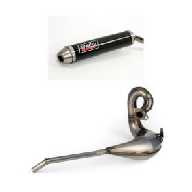 GIANNELLI full exhaust enduro 2T carbon silencer for Yamaha DT 125 R/X