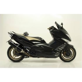 Marmitta completa GIANNELLI IPERSPORT nera con colletore racing per Yamaha T-MAX 500