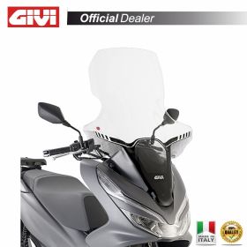 GIVI transparent interchangeable windshield 85x63cm for HONDA PCX 125
