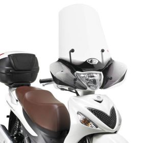 GIVI transparent windshield 56.5x71.5cm for SUZUKI Sixteen 125-150