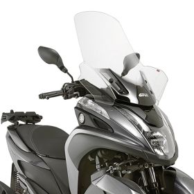 Parabrezza GIVI trasparente 74x63cm per MBK Tryptik 125/Tricity 125-155