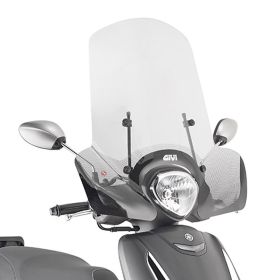 GIVI transparent windscreen 49.5x65.5cm for YAMAHA D'elight 125