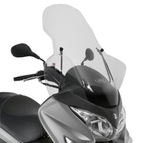 GIVI interchangeable transparent windshield 84.5x65.5cm for SUZUKI Burgman 125/200 ABS