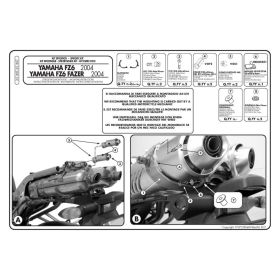 Kit montaggio telai laterali GIVI 351KIT senza portapacchi