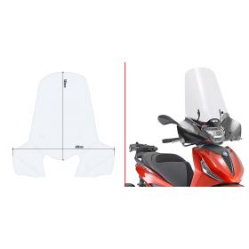 GIVI TRANSPARENT WINDSHIELD WITHOUT ATTACHMENTS