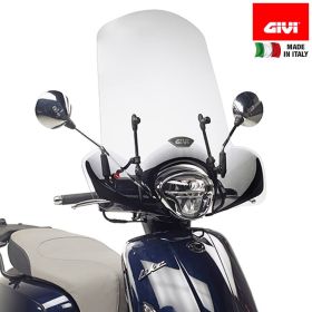 GIVI transparent windshield 49.5x65.5cm for KYMCO Like 50-125-150