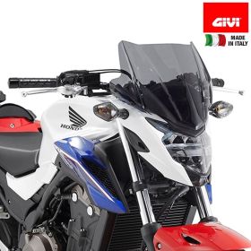 GIVI Tinted Windshield 28x36.5cm for HONDA CB 500 F