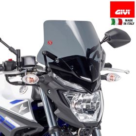GIVI Dark Windshield 28x38cm for YAMAHA MT-03 321