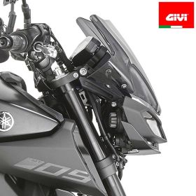 GIVI Smoke Windshield 28x36.5cm for YAMAHA MT-09