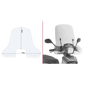 Windschutzscheiben-Montagesatz für 9031A für ASKOLL NGS1-NGS2-NGS3