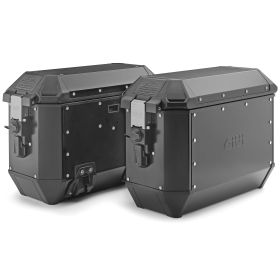 GIVI ALA36B TREKKER ALASKA Pair of Monokey side cases Black Line 36L