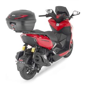 Bauletto Monolock GIVI B360 nero rosso 39L