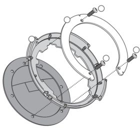 Flangia serbatoio Tanklock/TanklockED GIVI BF03