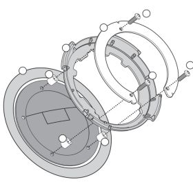 Flangia serbatoio Tanklock/TanklockED GIVI BF08